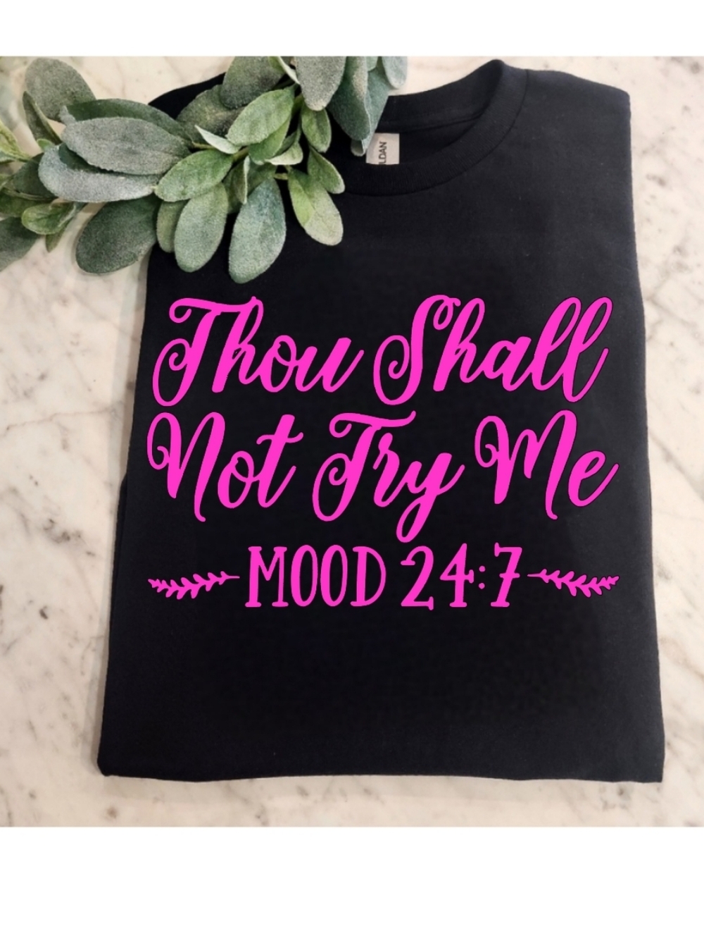 Funny shirt try me humor retro popular trending Pink And Black Short Sleeve